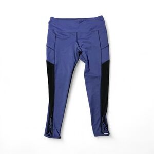 POPFLEX Blue and Black Leggings